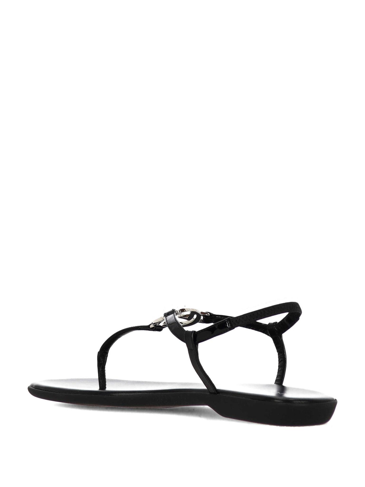 GUCCI Leather Sandals Black Womens Sandals