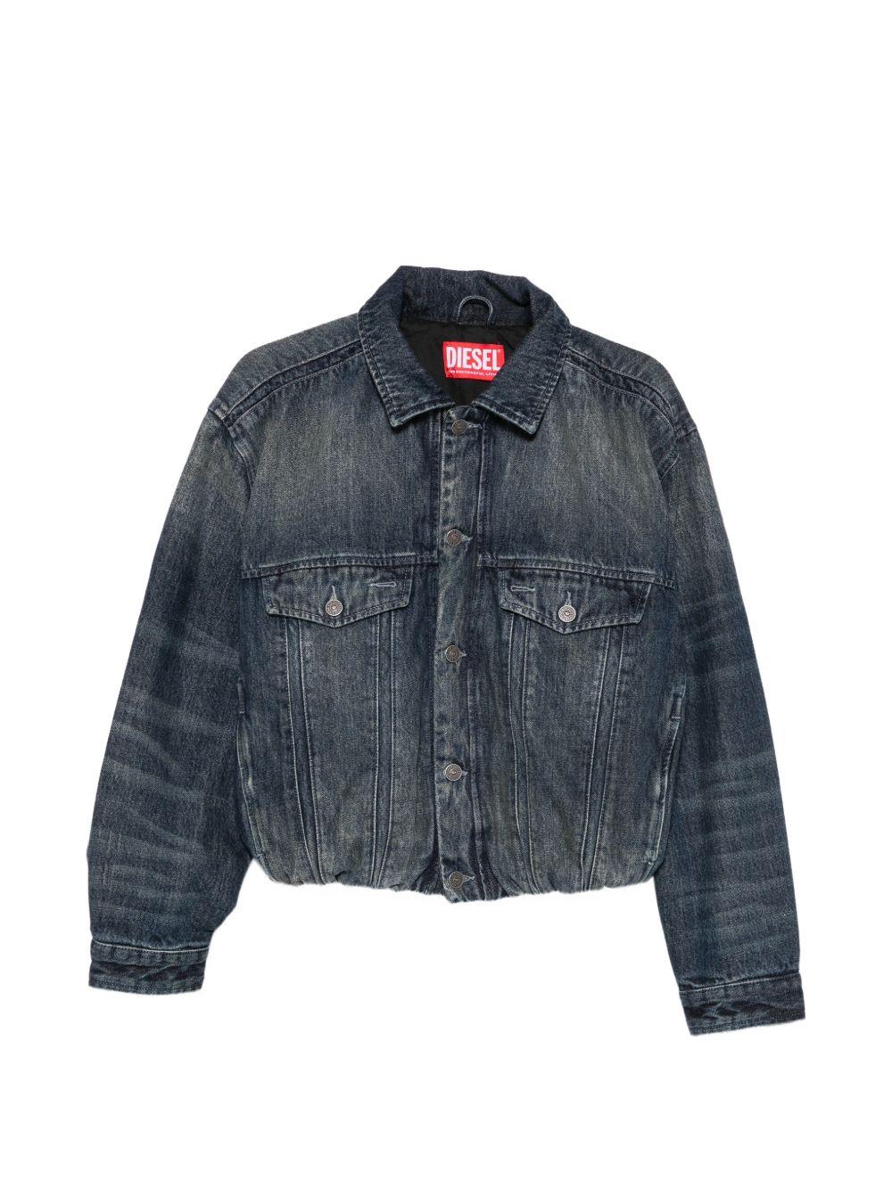 DIESEL Blue Denim Trucker Jacket Women’s