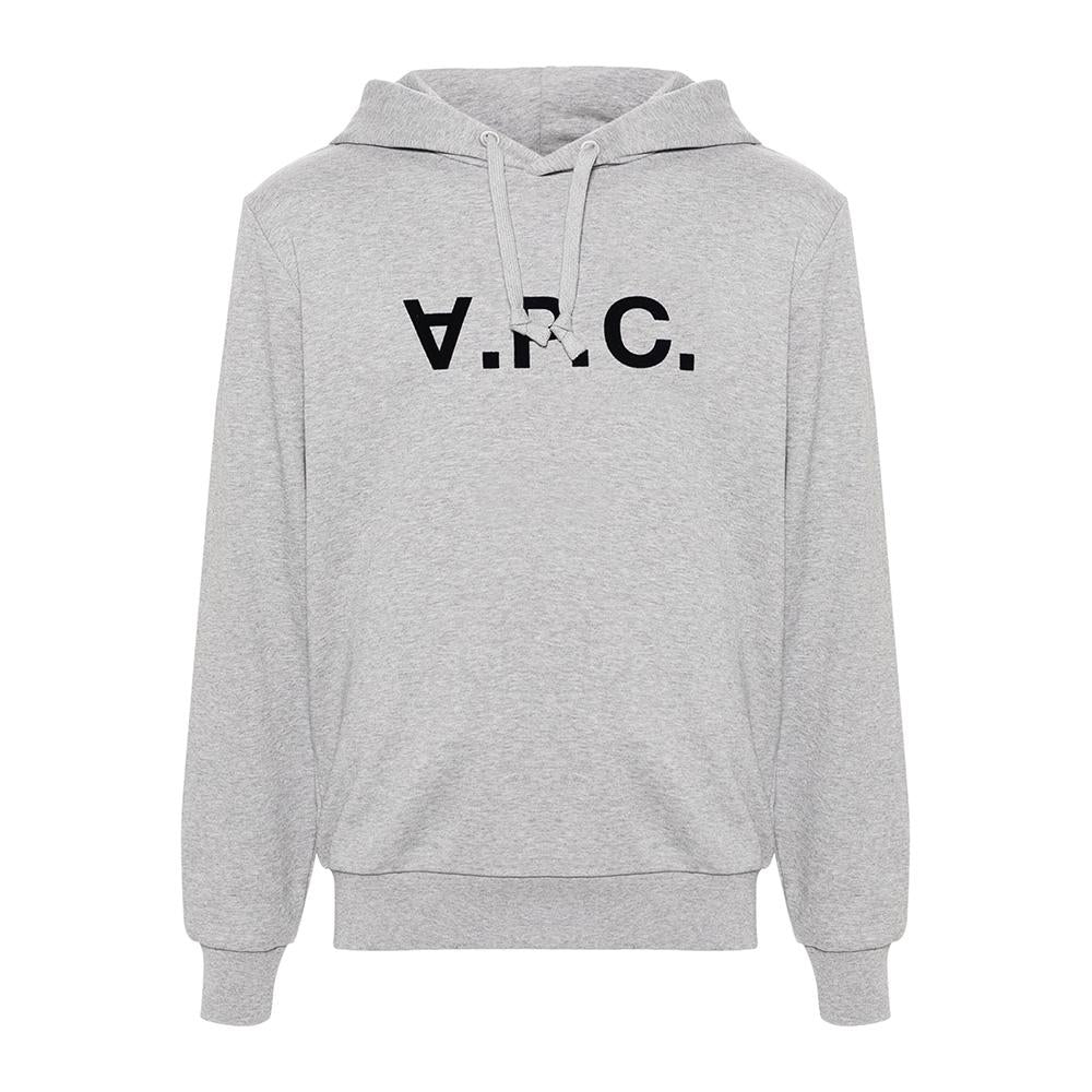 A.P.C. VPC Logo Gray Hooded Sweatshirt Men