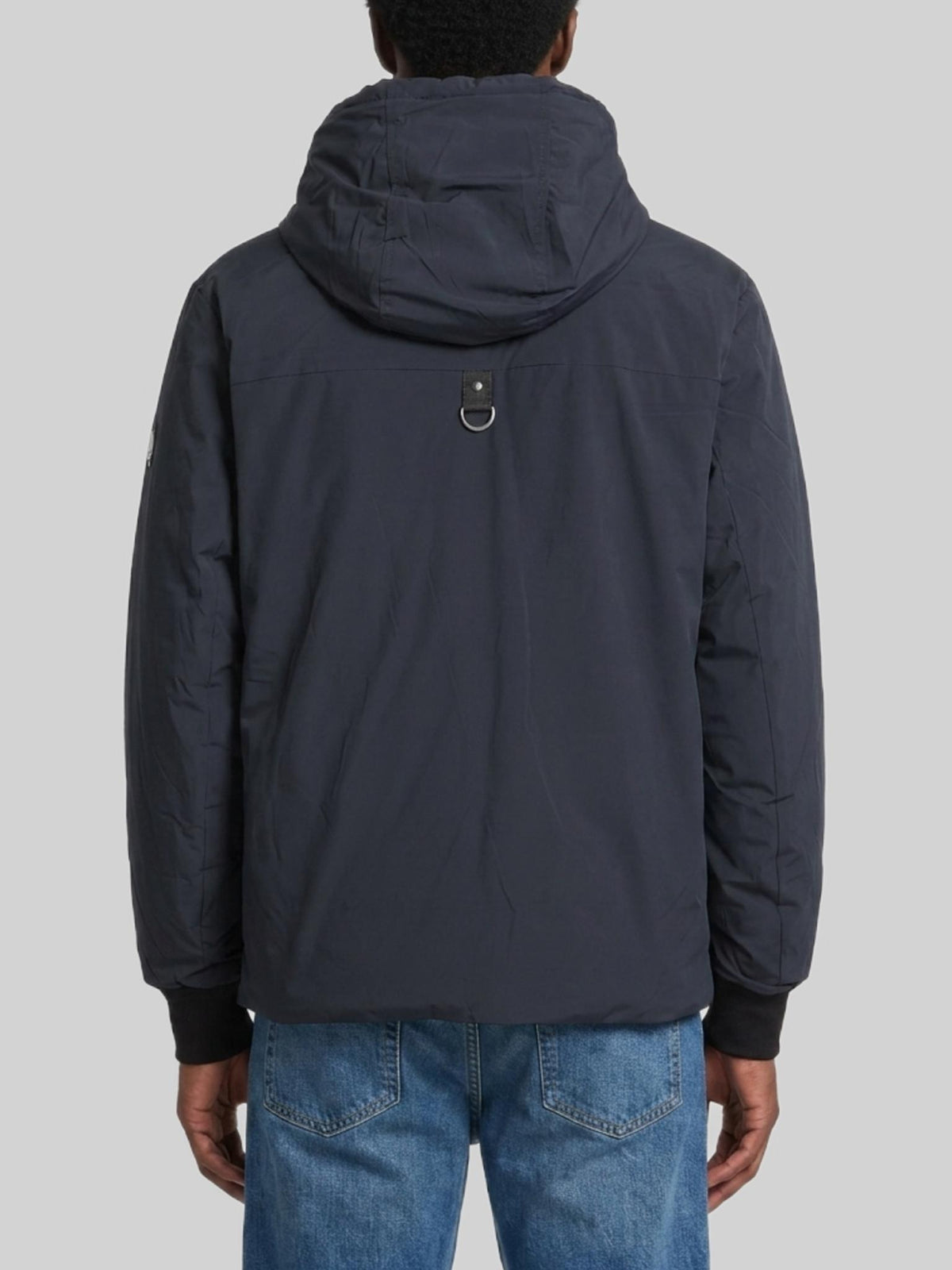 Moose Knuckles Black Down Puffer Jacket for Men