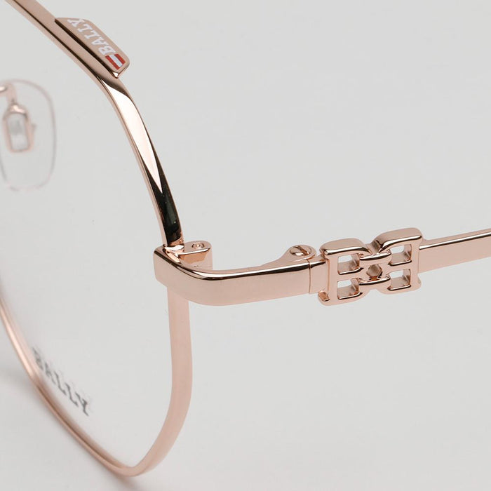 BALLY Asian Fit Gold Metal Unisex Eyeglass Frames BY5054D 033