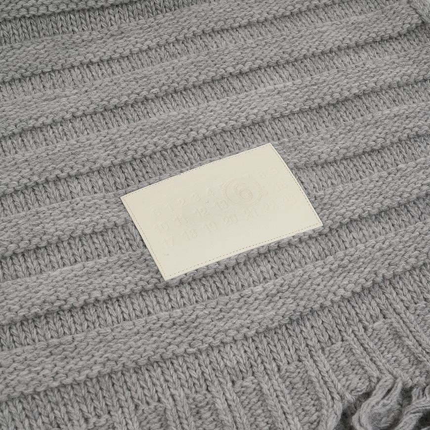 Maison Margiela Unisex Knitted Wool Scarf S52TE0054 M13040 857M