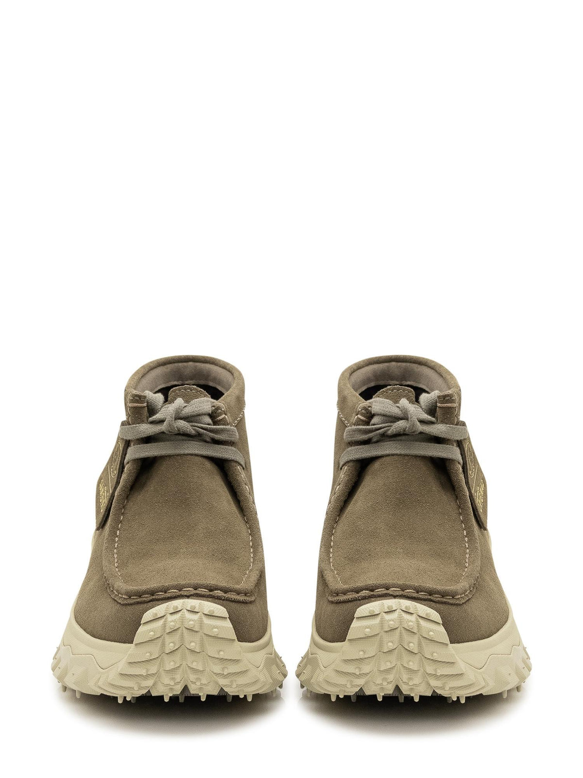 Moncler Leather Lace-Up Work Boots for Men