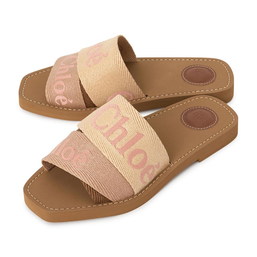 Chloe Woody Slide Sandals CHC23U188EF 25I