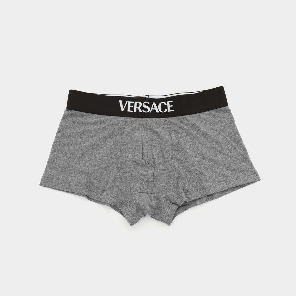 Versace Logo Waistband Boxer Briefs Men’s Underwear 1020541 1A14783 1EH40