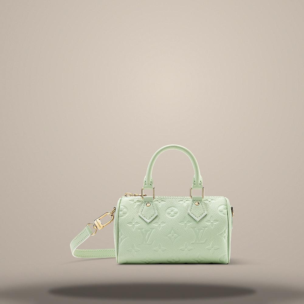 Louis Vuitton Nano Speedy Mint Crossbody Bag M2A387