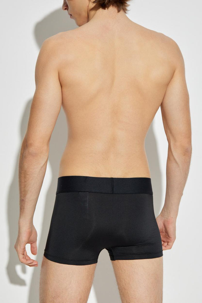 DIESEL Men’s Damien Dpop 3-Pack Boxer Briefs Navy Cotton