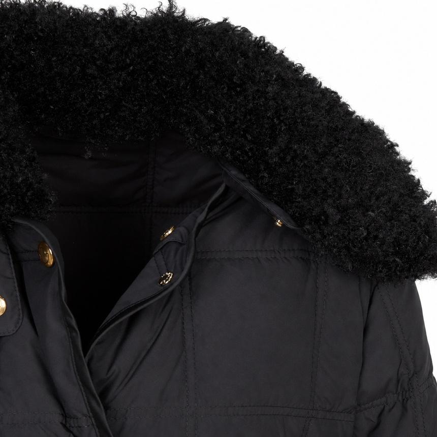 Moncler Women’s Quilted Puffer Jacket Black