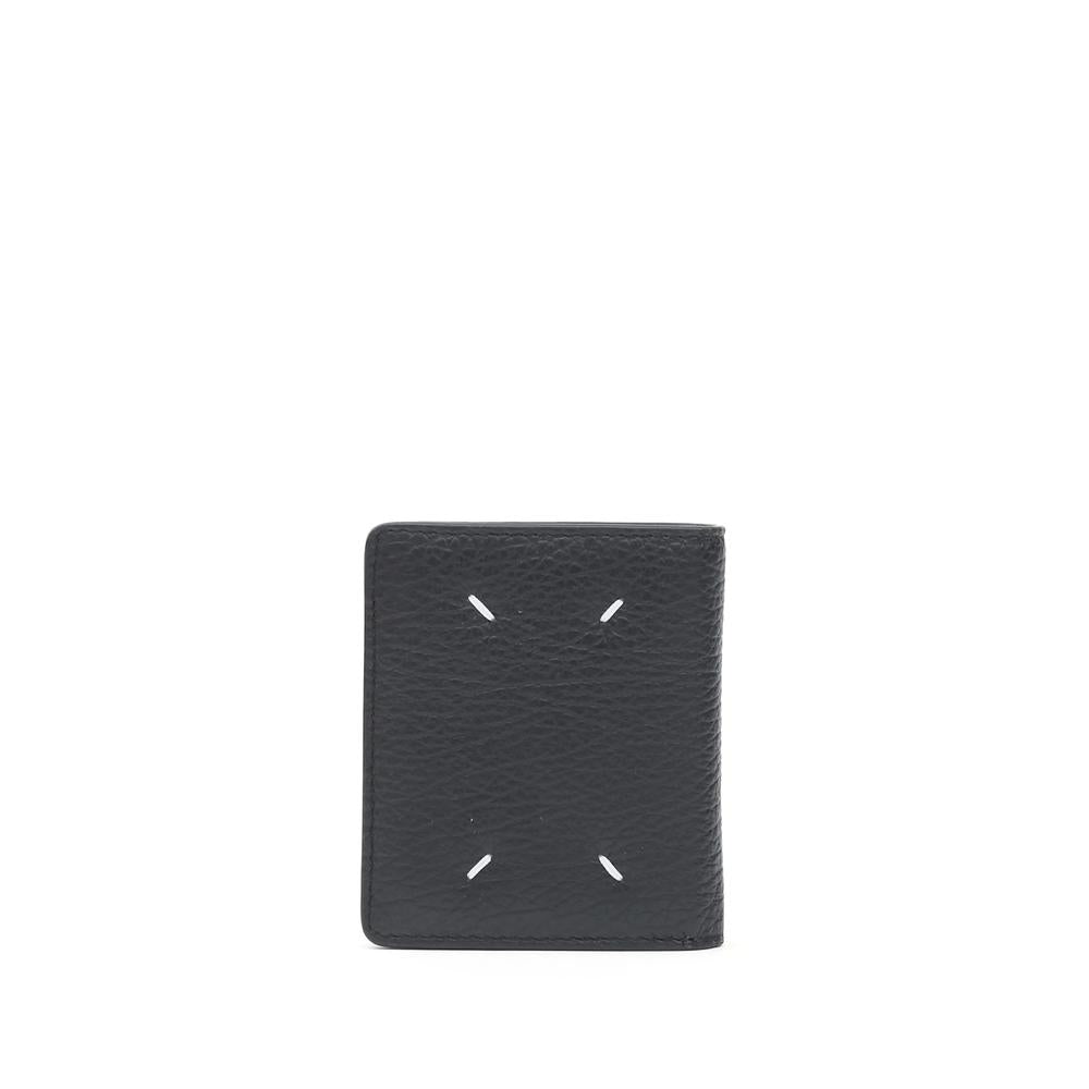 Maison Margiela Black Leather Bifold Wallet