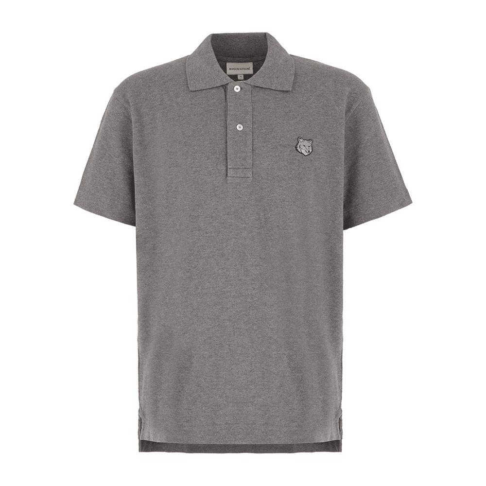 Maison Kitsune Bold Fox Oversized Polo Collar Short Sleeve S MM00210 KJ7010 H131