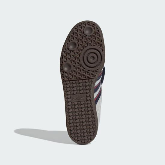 Adidas White Low-Top Sneakers Men’s Leather Lace-Up Shoes