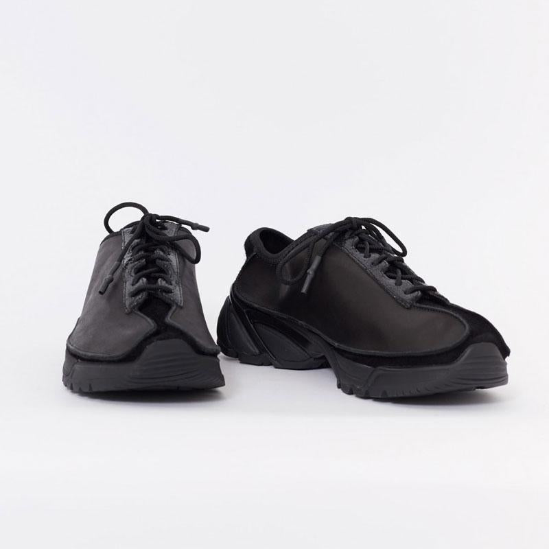 OUR LEGACY Black Leather Clove Low-Top Sneakers Men