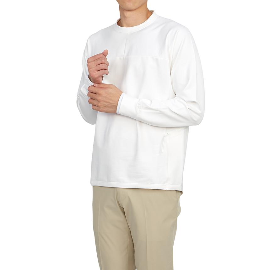 CP Company Men’s Cotton Crewneck Sweatshirt White