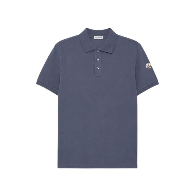 Moncler Dark Blue Short Sleeve Polo T-Shirt Men