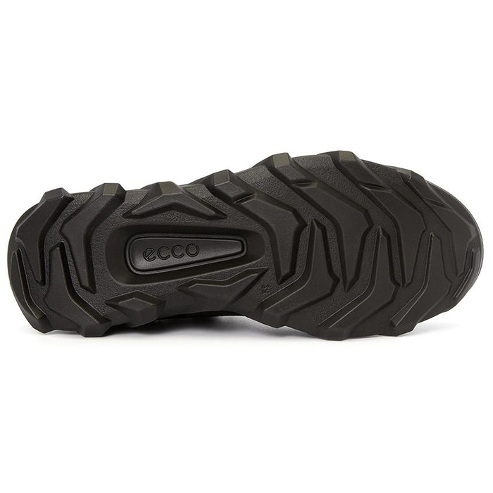 ecco Men’s Leather Low-Top Sneakers Black