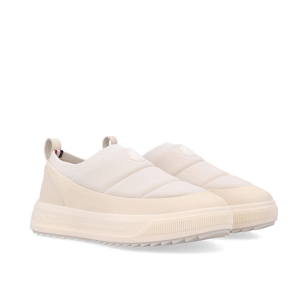 Moncler Beige Slip-On Low-Top Sneakers for Women 4B00020
