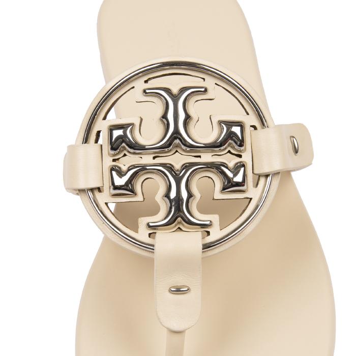 Tory Burch Women’s Metal Miller Thong Sandals New Cream