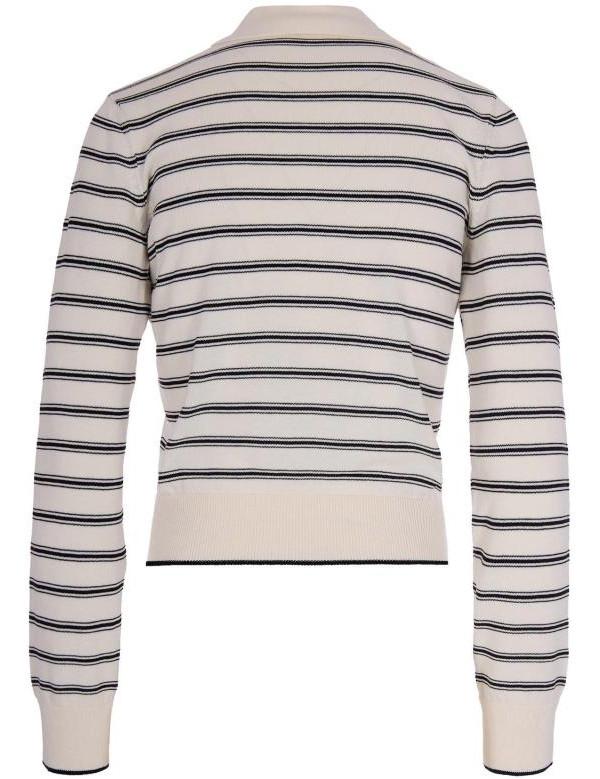 A.P.C. Striped Knit Polo Cardigan F22320 TAT
