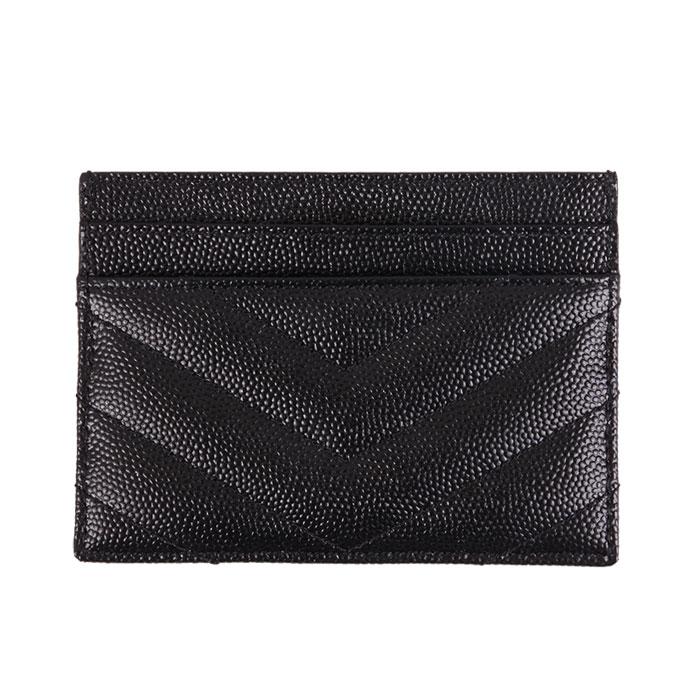 Saint Laurent Gold-Tone Cassandre Matelassé Leather Card Holder