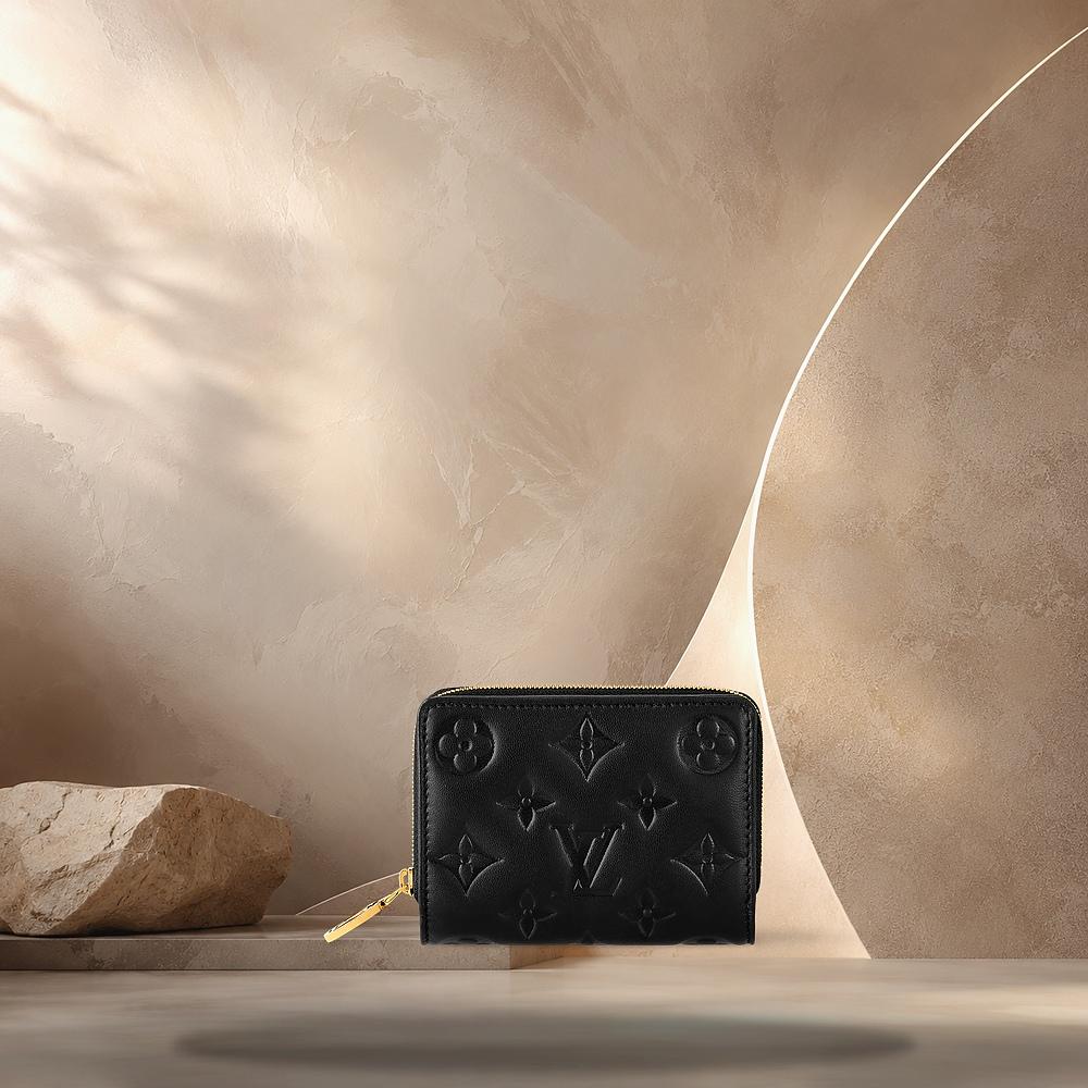 Louis Vuitton Black Lou Wallet Bifold Wallet