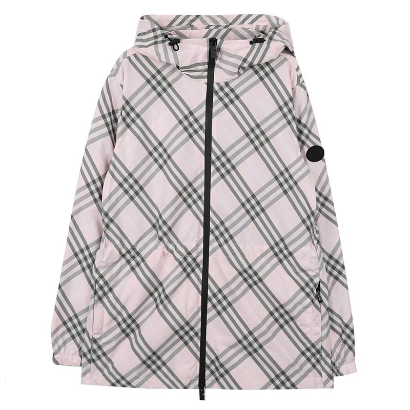 BURBERRY Check Reversible Hooded Jacket 8123138