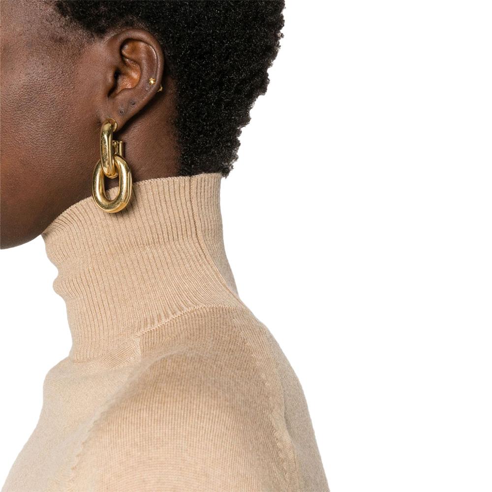 Max Mara Virgin Wool Round Neck Sweater Camel 22366041600 005