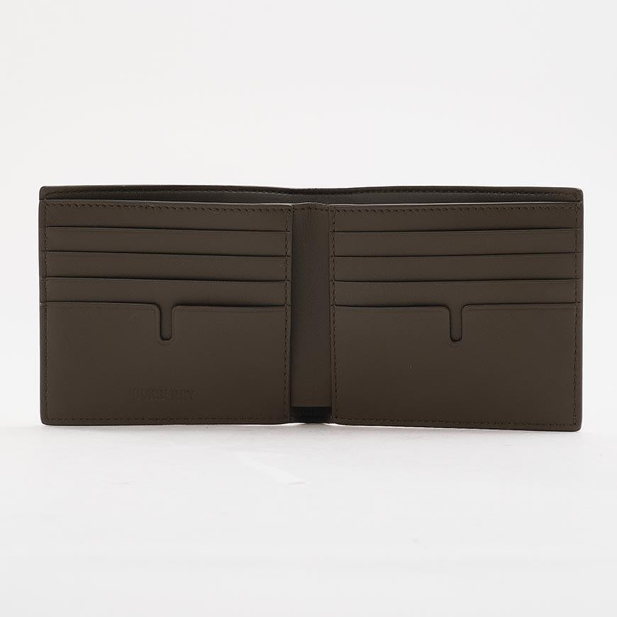 BURBERRY Men’s Check Bifold Wallet