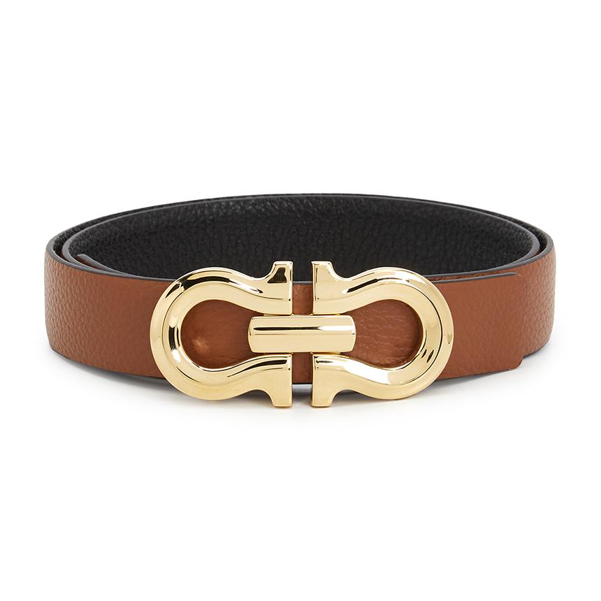 Ferragamo Gancini Reversible Women’s Leather Belt 23 0329 0775597