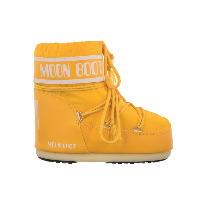 MOON BOOT Yellow Icon Low Snow Boots Men’s Chelsea Style
