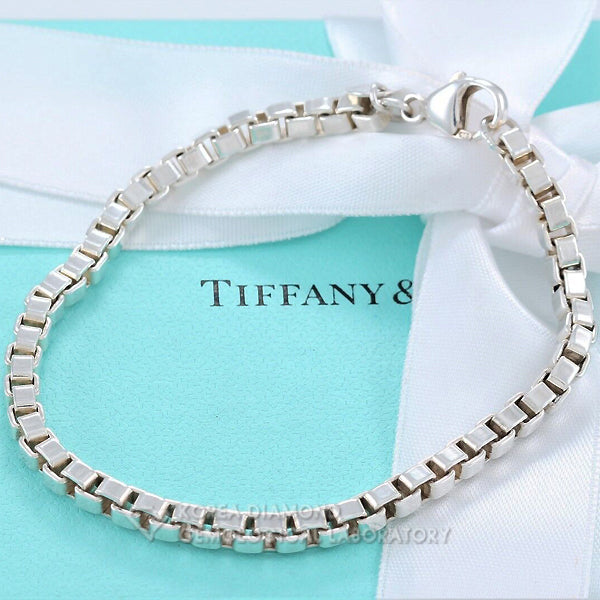 Tiffany & Co Venetian Link Sterling Silver Unisex Bracelet