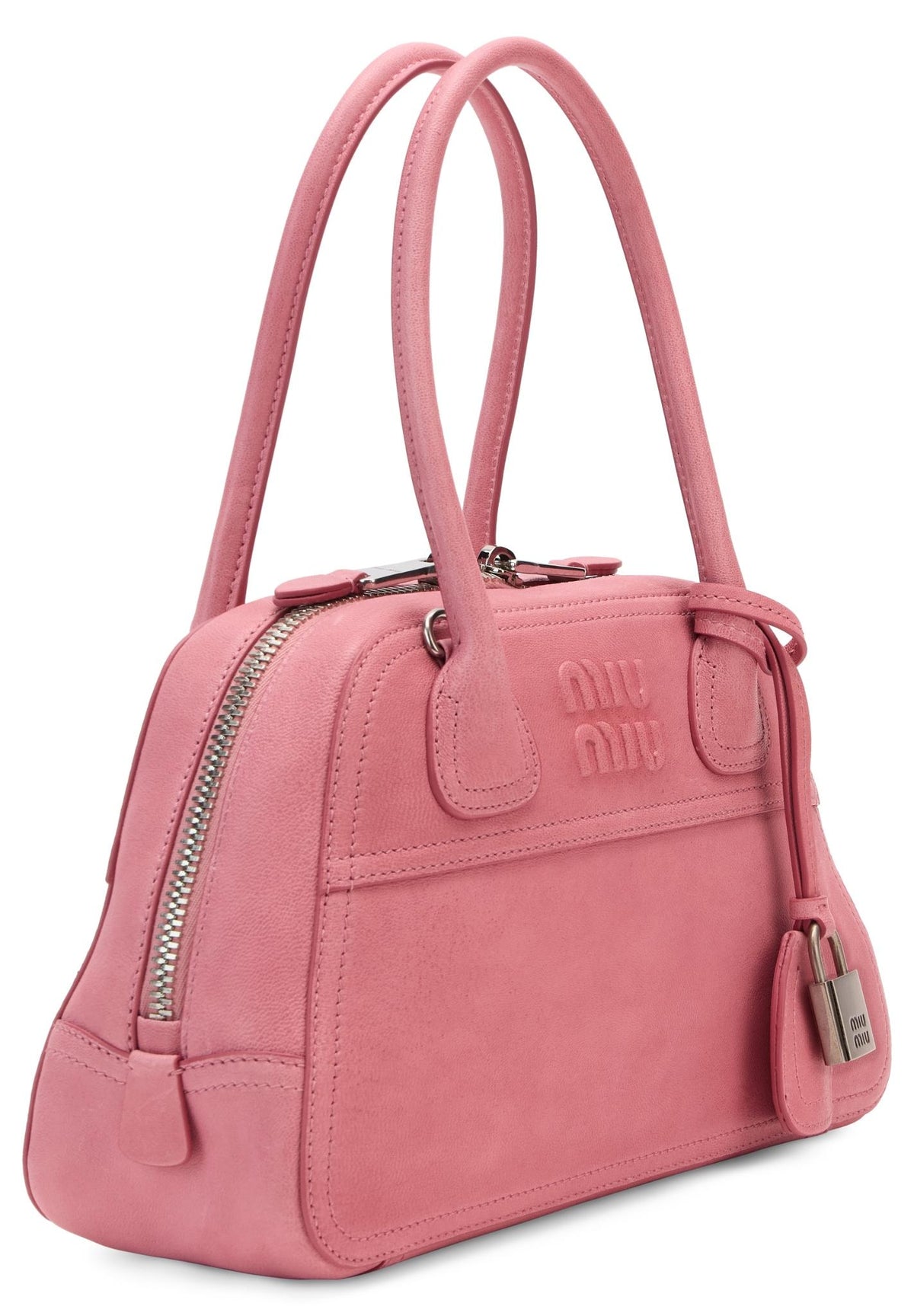 Miu Miu Navy Leather Tote Bag