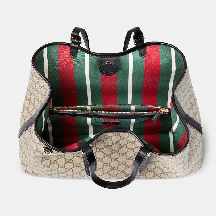 GUCCI GG Emblem Medium Tote Shoulder Bag 815213 FAD6L 9741