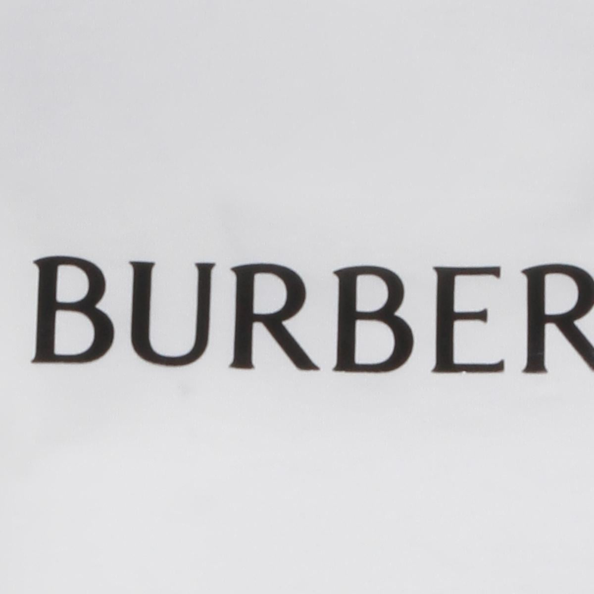 BURBERRY Logo Short Sleeve Cotton T-Shirt Black