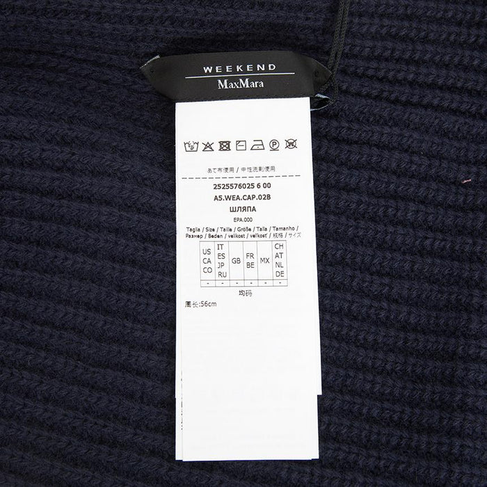 Max Mara Weekend Alben Beanie Hat Unisex ALBEN 007 2525576025