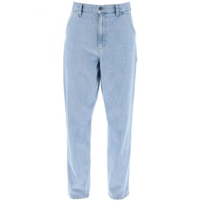 CARHARTT WIP Loose Fit Single Knee Jeans Men’s Denim Pants Black