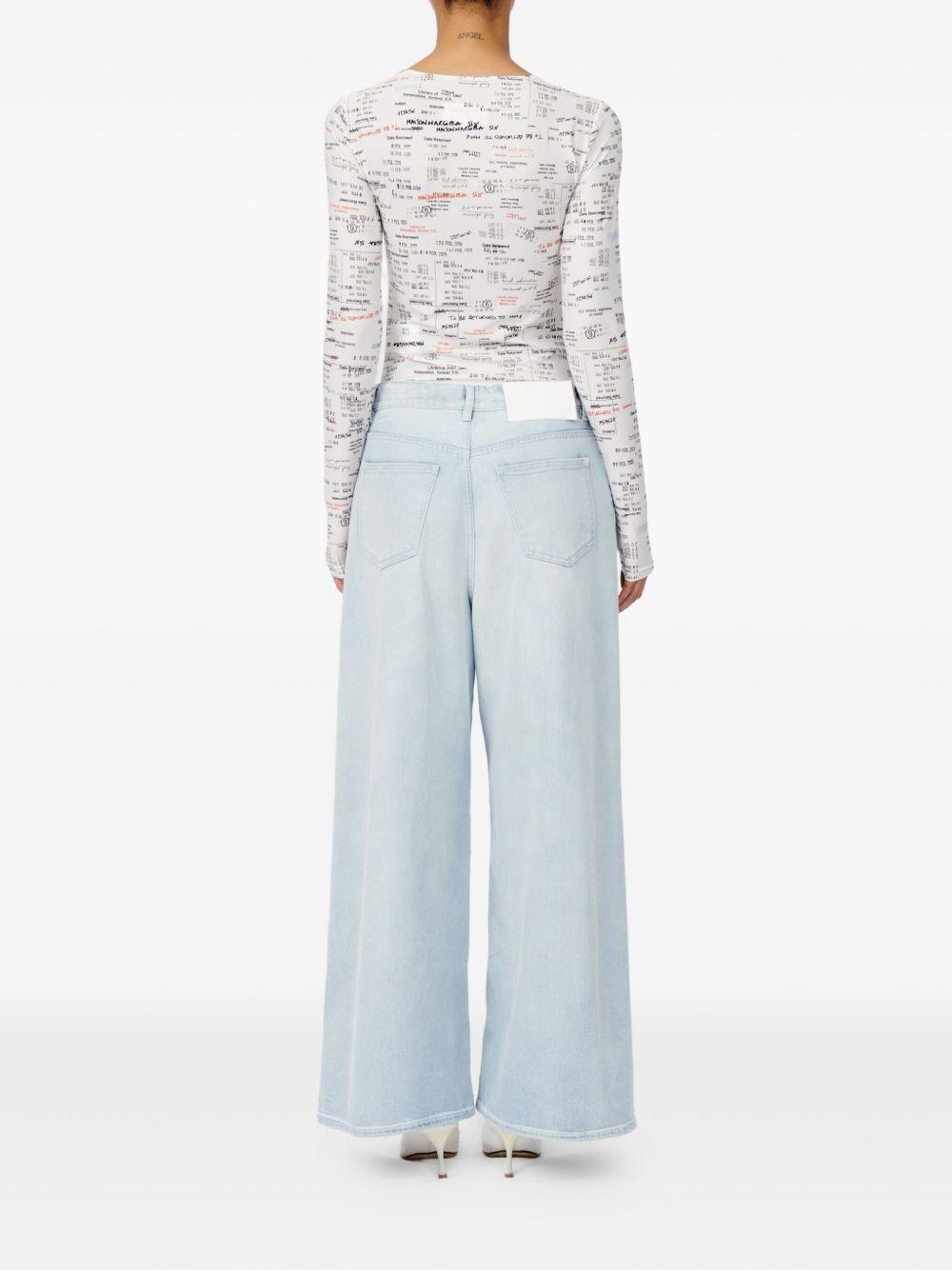 Maison Margiela Blue Denim Jeans for Women