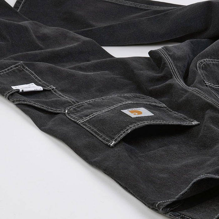 CARHARTT WIP Men’s Denim Bib Overalls Navy