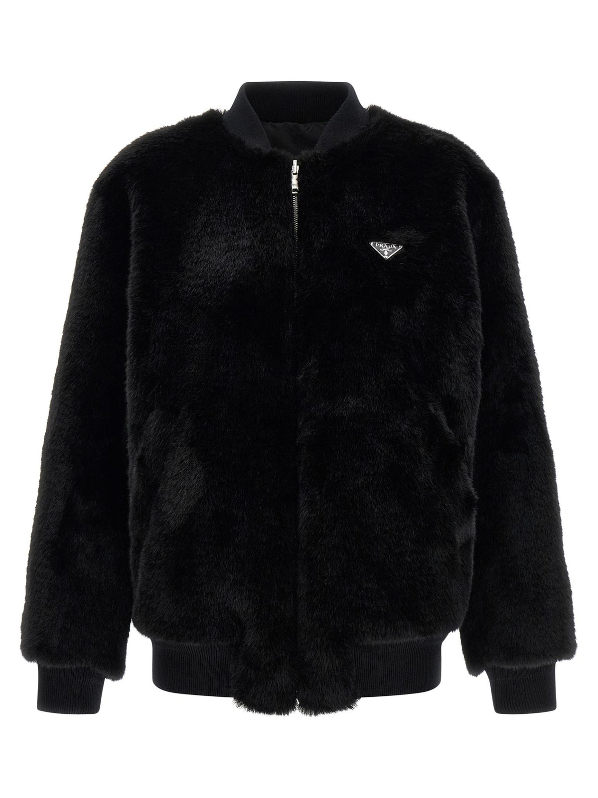 PRADA Brown Shearling Fur Jacket for Women