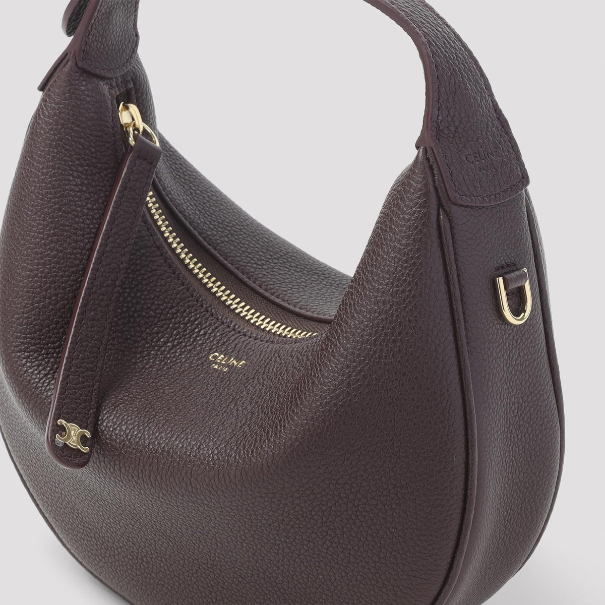 CELINE Leather Shoulder Bag