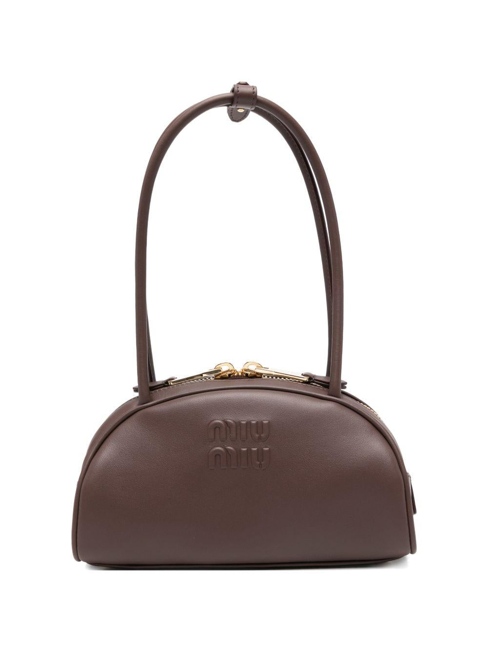 Miu Miu Black Leather Shoulder Bag