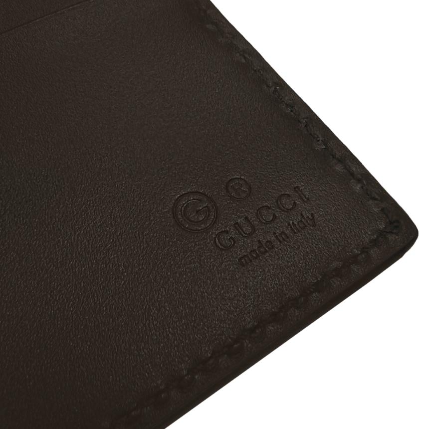 GUCCI Signature Guccissima Dark Brown Bifold Wallet 779836 CWC1N 2140
