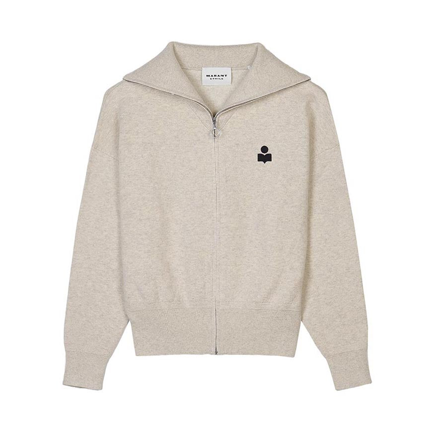 Isabel Marant Aksel Zip-Up Cardigan Women’s Knit Ivory