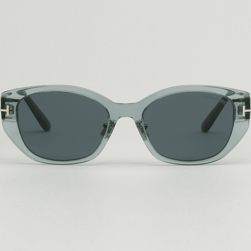 TOM FORD Transparent Blue Acetate Asian Fit Sunglasses TF1168K 90A