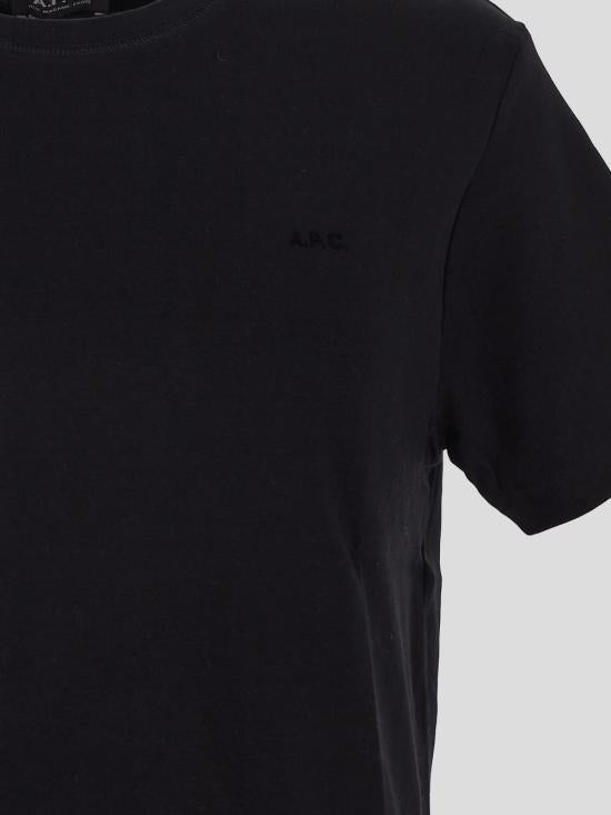 A.P.C. Black Short Sleeve T-Shirt COGXBH26257LZZ