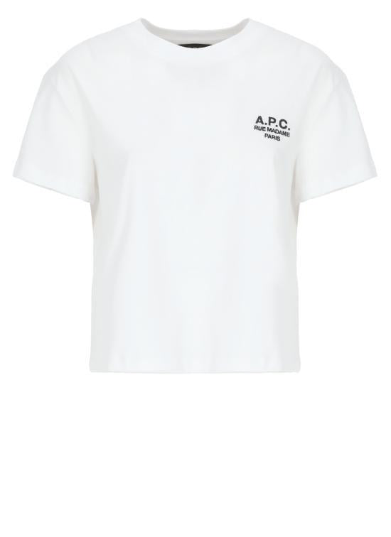 A.P.C. Boxy Rue Madame T-Shirt White Cotton Women’s Tee
