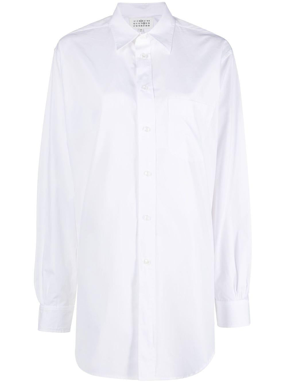 Maison Margiela Long Sleeve Cotton Shirt White