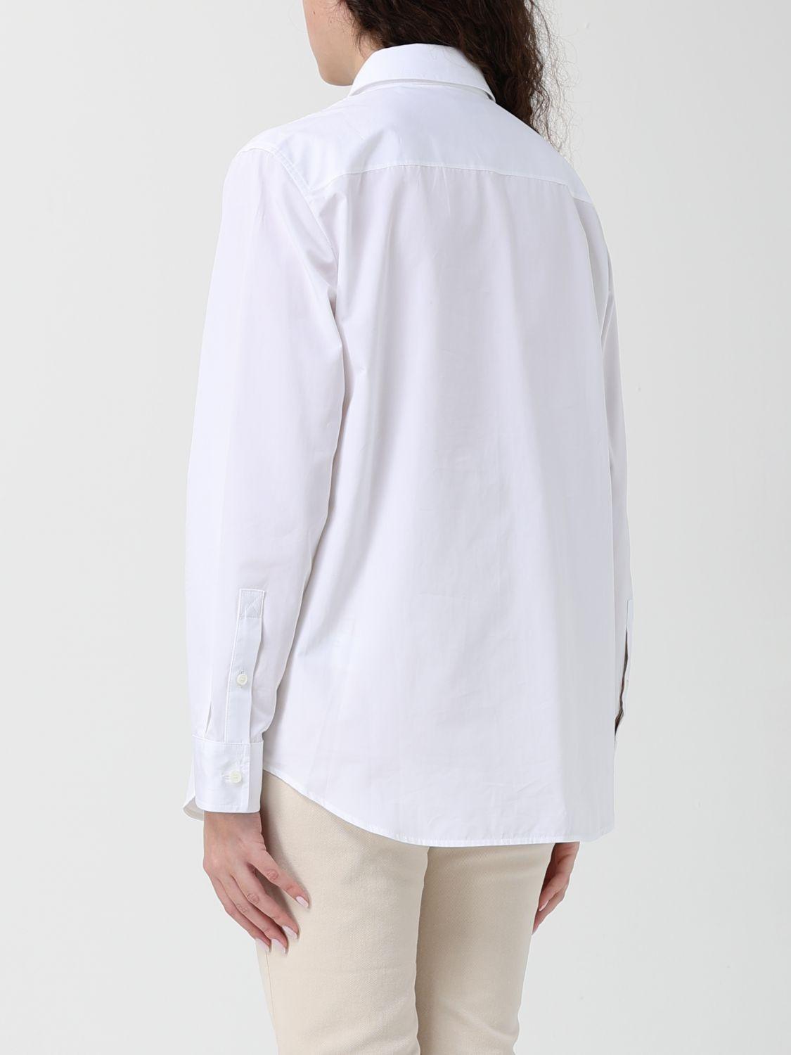 BURBERRY Long Sleeve Cotton Shirt for Women