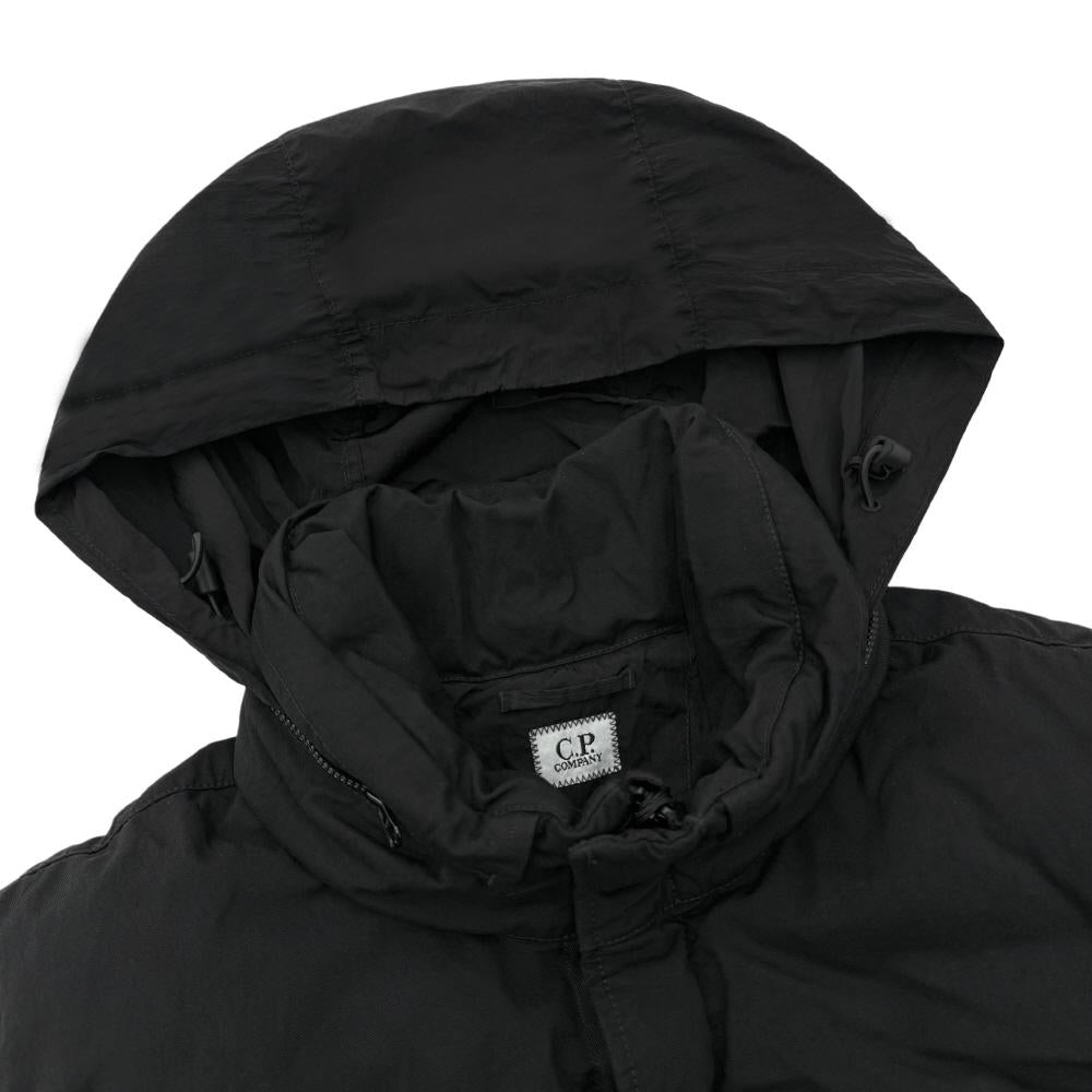 CP Company Chrome-R Lens Badge Puffer Vest Black Men’s