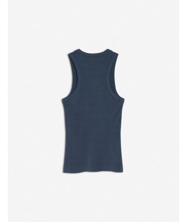 Maison Kitsune Baby Fox Patch Ribbed Tank Top OW00604KJ0134 OW00604 KJ0134 P476