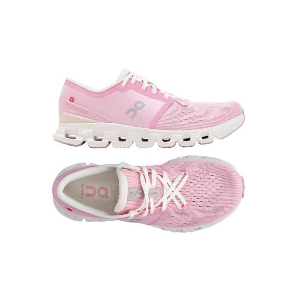 ON RUNNING Cloud X 4 Women’s Running Sneakers Petal Sand Low-Top 3WE30073561